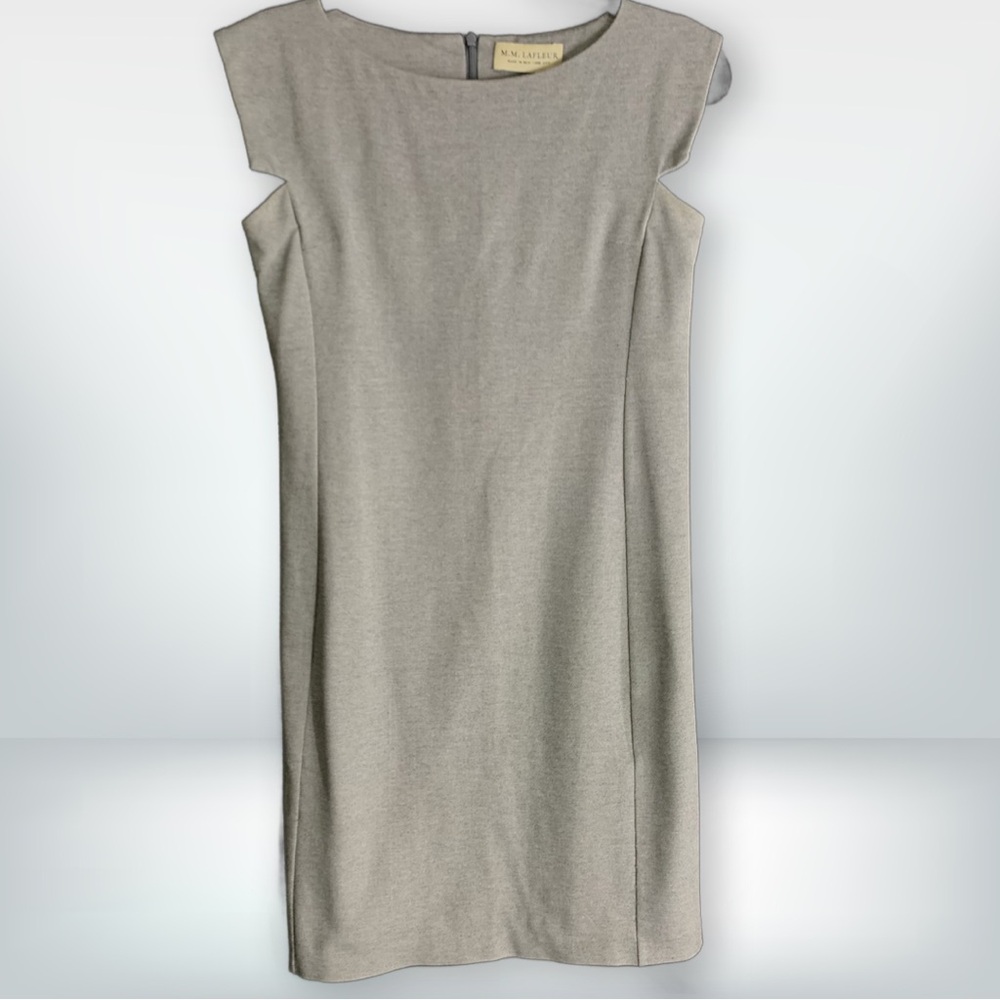 M. M. Lafleur The Sarah Pique Shift Business Casual Dress, size 2 - Picture 2 of 10